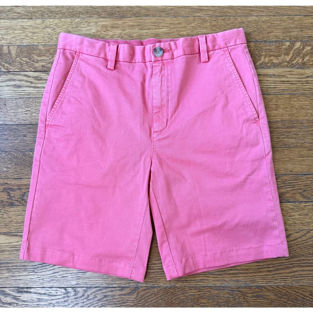Vineyard Vines Boys' Coral Khaki Shorts Size 16